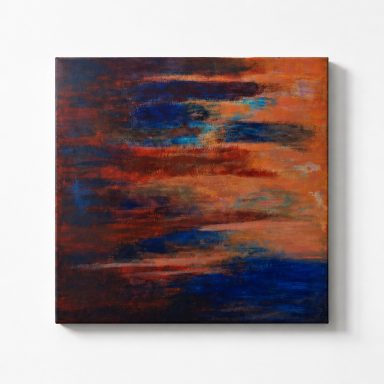 The Hour Between Acrylic mixed media on canvas 80x80 | 2PJ Art
